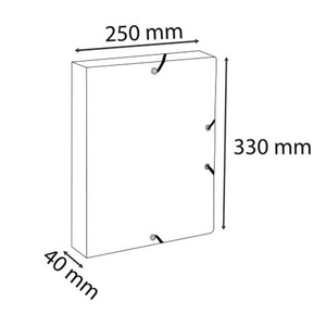 F&uuml;zetbox A4, 40 mm, EXACOMPTA Pop N Co, PP, vegyes sz&iacute;nek