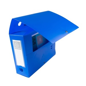 F&uuml;zetbox A4, 100 mm, EXACOMPTA Opaque, PP, patentos, k&eacute;k,
