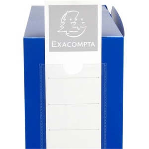 F&uuml;zetbox A4, 100 mm, EXACOMPTA Opaque, PP, patentos, k&eacute;k,