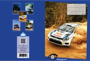Füzet A5, 32 lap, FŰZFŐ Rallysport, 20-32 sima