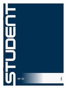 Füzet A4, 32 lap, ICO Student, tűzött, 80-32, sima