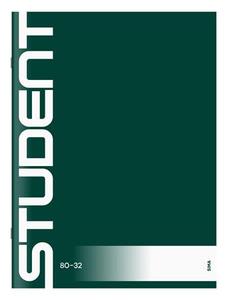 Füzet A4, 32 lap, ICO Student, tűzött, 80-32, sima