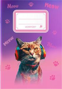 Leckefüzet A5, 32 lap, ICO Süni, Cats