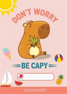 Leckef&uuml;zet A5, 32 lap, ICO S&uuml;ni, tűz&ouml;tt, Capybara