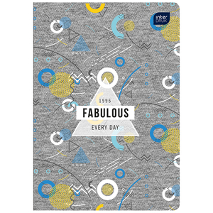 Füzet A5, 60 lap, INTERDRUK, 
