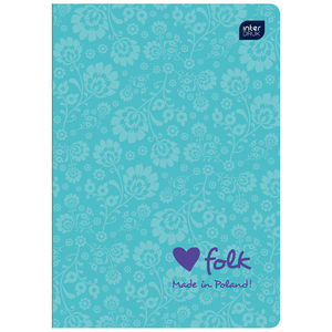 Füzet A5, 60 lap, INTERDRUK Hibrid, FSC, 70g, kockás