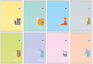 Füzet A5, 32 lap, INTERDRUK B & B Kids Pastel, 90 g/m2, vonalas