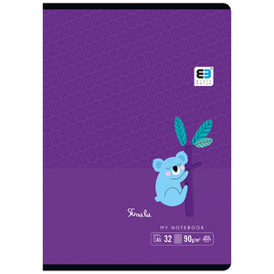 Füzet A5, 32 lap, INTERDRUK B & B Kids Tropical, 90 g/m2, kockás