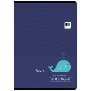 Füzet A5, 32 lap, INTERDRUK B & B Kids Tropical, 90 g/m2, vonalas