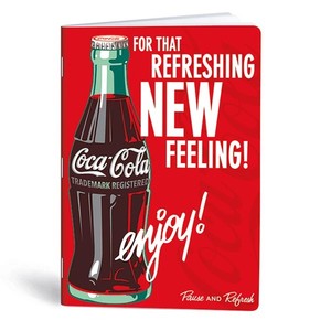 Füzet A4, 40 lap, LIPAMILL Coca Cola, kockás