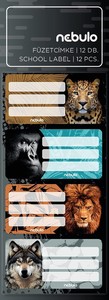 F&uuml;zetc&iacute;mke 12 db-os, NEBULO, Vad&aacute;llatok, vegyes mint&aacute;k