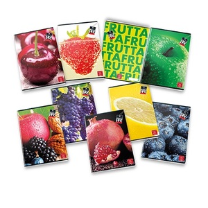 Füzet A4, 42 lap, PIGNA Fruits, tűzött, sima