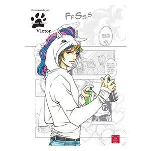Füzet A4, 42 lap, PIGNA Animal Spirit, tűzött, kockás