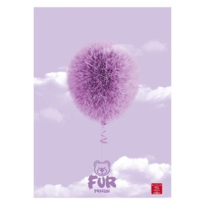 Füzet A4, 50 lap, PIGNA Fur Passion, tűzött, kockás