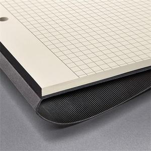 Füzet A5, 60 lap, SIGEL Conceptum, keményfedeles, kockás, fekete