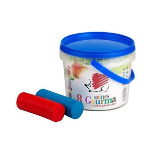 Gyurma 700 g, ICO Süni, 8 különböző szín, műanyag vödörben
