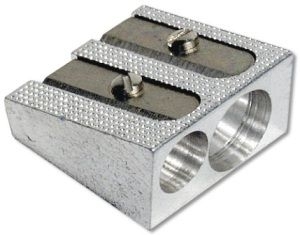 Hegyező 2 lyuk&uacute;, f&eacute;m, GRS, 2 f&eacute;le ceruzavastags&aacute;ghoz.