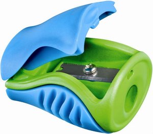 Hegyező 1 lyuk&uacute;, MAPED Boogy, tart&aacute;lyos, műanyag, bliszteres, vegyes