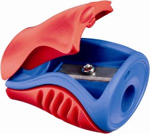 Hegyező 1 lyuk&uacute;, MAPED Boogy, tart&aacute;lyos, műanyag, bliszteres, vegyes