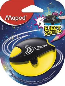 Hegyező 1 lyukú, MAPED Galactic, tartályos, műanyag, vegyes