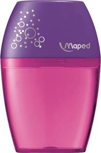 Hegyező 1 lyukú, MAPED Shaker, tartályos, műanyag, bliszteres, vegyes