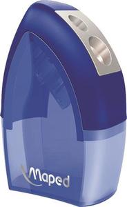 Hegyező 2 lyukú, MAPED Tonic Metál, tartályos, műanyag, 18db, vegyes