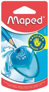 Hegyező 1 lyukú, MAPED I-Gloo, balkezes, tartályos, bliszteres, vegyes