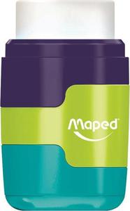 Hegyező és radír MAPED Connect kétlyukú, tartályos, bliszteres, vegyes