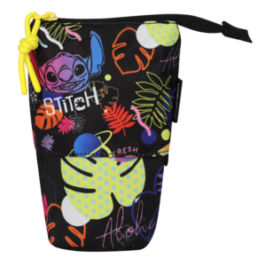 Tolltartó, COLORINO Stitch Mona Black, egyterű, üres