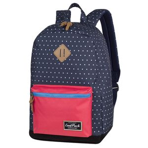 Hátizsák COOL PACK Grasp, 40x30x14,5cm, 25 literes, Navy Blue Dots