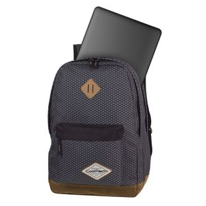 Hátizsák COOL PACK Scout, 45,5x32,5x18cm, 26 literes Dark Grey Net