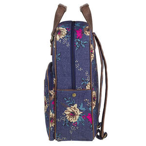 Hátizsák COOL PACK Cubic, 39x29,5x15cm, Blue Denim Flowers,