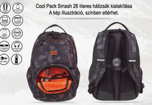 Hátizsák COOL PACK Smash, 45x31x20cm, 26 literes, Motion Check