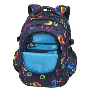 Hátizsák COOL PACK Factor, 47x31x17cm, 29 literes, Rainbow Hearts