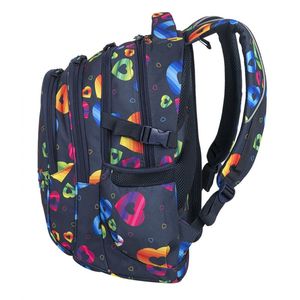 Hátizsák COOL PACK Factor, 47x31x17cm, 29 literes, Rainbow Hearts