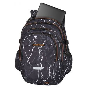 Hátizsák COOL PACK Factor, 47x31x17cm, 29 literes, Black Marble