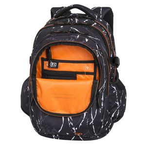 Hátizsák COOL PACK Factor, 47x31x17cm, 29 literes, Black Marble