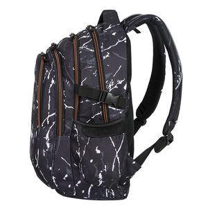 Hátizsák COOL PACK Factor, 47x31x17cm, 29 literes, Black Marble