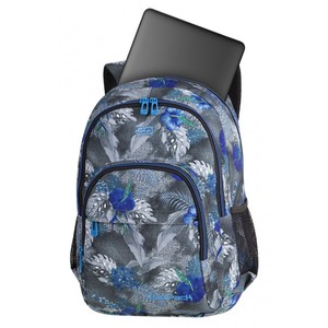Hátizsák COOL PACK Basic Plus, 46x31x19cm, 27 literes, Blue Hibiscus