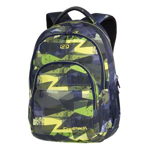 Hátizsák COOL PACK Basic Plus, 46x31x19cm, 27 literes, Lime Abstract,