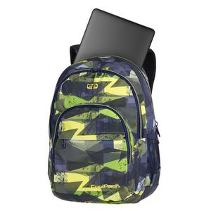 Hátizsák COOL PACK Basic Plus, 46x31x19cm, 27 literes, Lime Abstract,