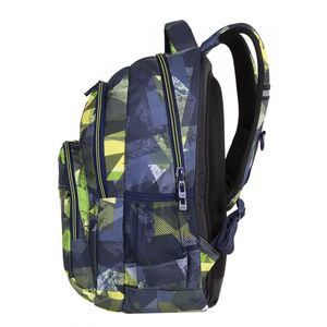 Hátizsák COOL PACK Basic Plus, 46x31x19cm, 27 literes, Lime Abstract,