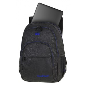 Hátizsák COOL PACK Basic Plus, 46x31x19cm, 27 literes, Topography Blue