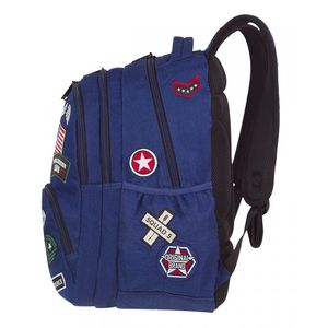 Hátizsák COOL PACK Bentley, 46x32,5x20cm, 30 literes, Badges Navy,