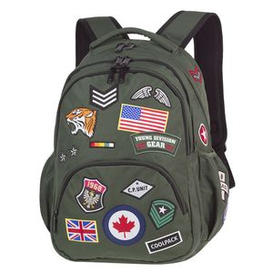 Hátizsák COOL PACK Bentley, 46x32,5x20cm, 30 literes, Badges Green,