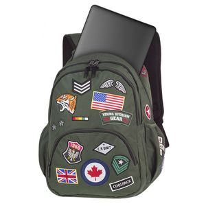 Hátizsák COOL PACK Bentley, 46x32,5x20cm, 30 literes, Badges Green,