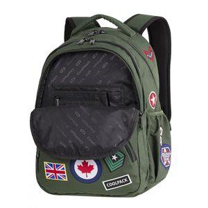 Hátizsák COOL PACK Bentley, 46x32,5x20cm, 30 literes, Badges Green,