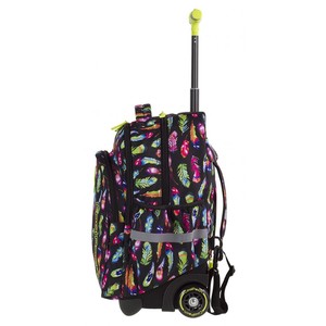 Hátizsák COOL PACK Junior, gurulós, 3 rekeszes, 33 l, Feathers