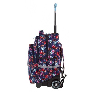 Hátizsák COOL PACK Junior, gurulós, 3 rekeszes, Tropical Bluish