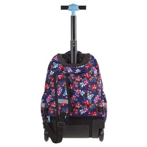 Hátizsák COOL PACK Junior, gurulós, 3 rekeszes, Tropical Bluish